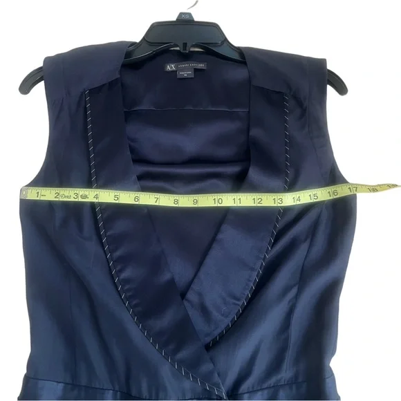 Armani Exchange Silk Tuxedo Rompers - Picture 3 of 8